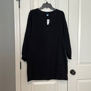 Black Long-Sleeved Dress, size Medium